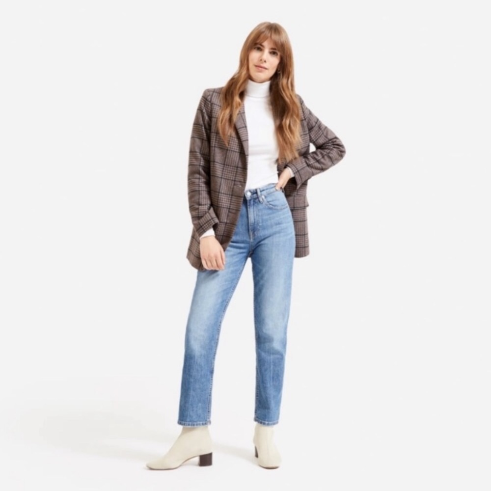 Everlane High Rise Straight Leg Jeans Size 29